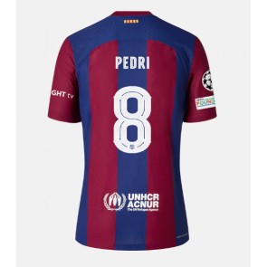 Maillot de foot Barcelona Pedri Gonzalez #8 Domicile 2023-24 Manches Courte